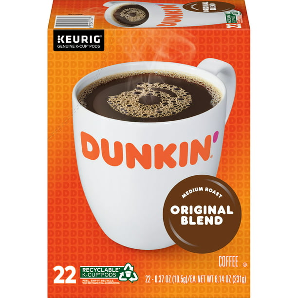 Dunkin' Donuts Original Blend K-Cups 22 CT