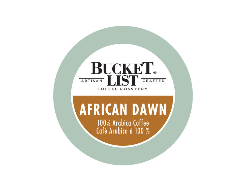 Bucket List Coffee African Dawn K Cups 24 ct