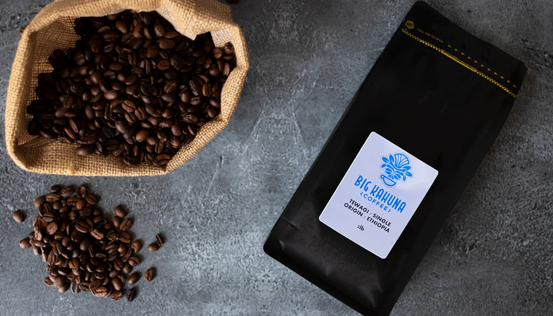Big Kahuna Coffee Tewagi 100% Ethiopian 2LB