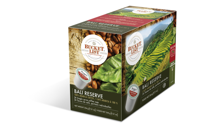 Bucket List Coffee Bali Reserve K Cups 24 ct