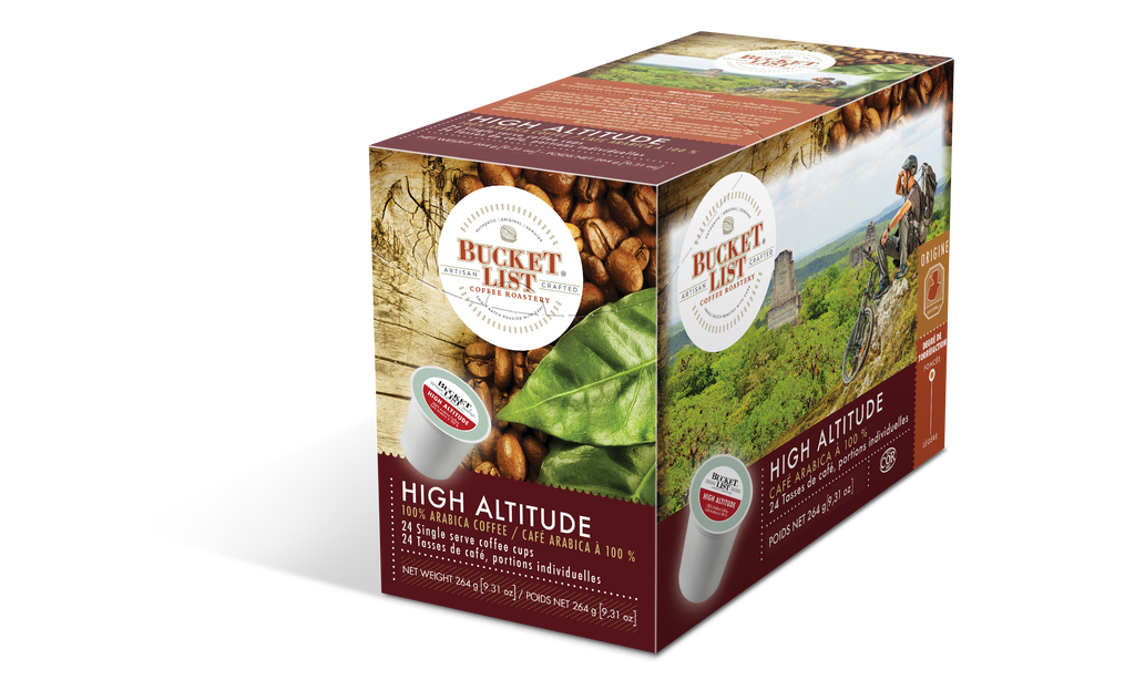 Bucket List Coffee High Altitude K Cups 24 ct