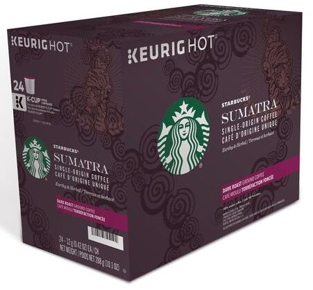 Starbucks Sumatra K Cups 24 CT