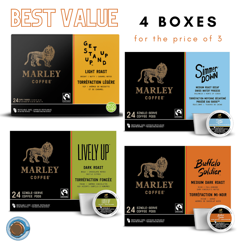 Marley K-Cup Variety Pack 4 x 24CT