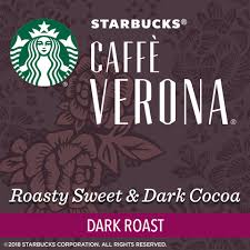 Starbucks Caffé Verona Ground Portion Packs 18 X 2.5 OZ
