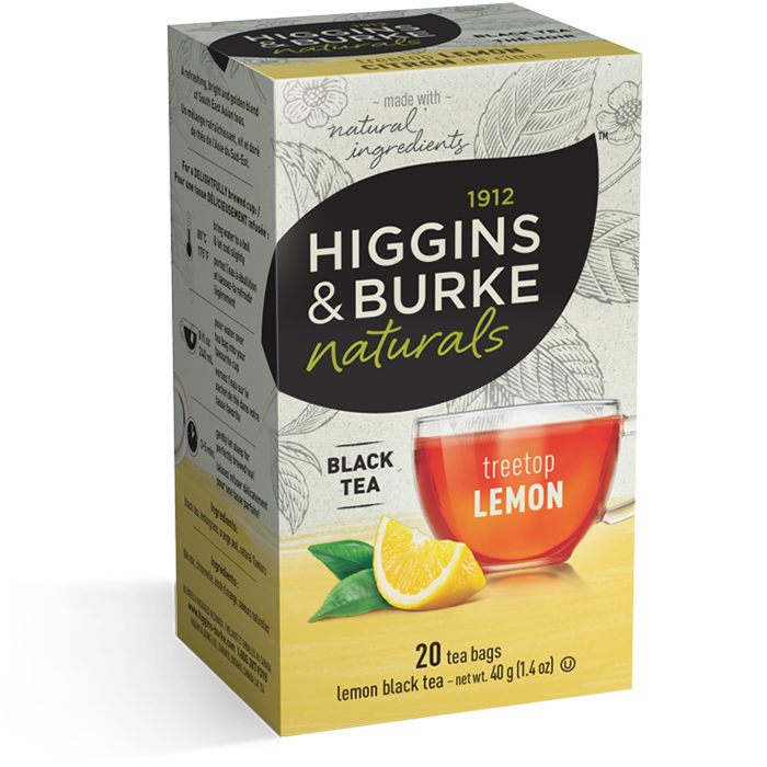 Higgins & Burke Treetop Lemon Black Tea 20's