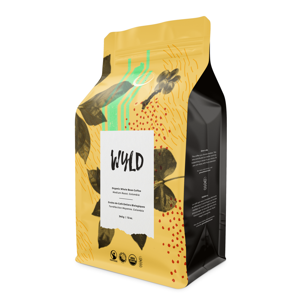 Wyld Colombia-Medium Whole Bean 1lb - FTO