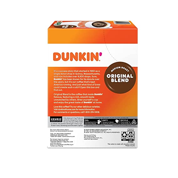 Dunkin' Donuts Original Blend K-Cups 22 CT