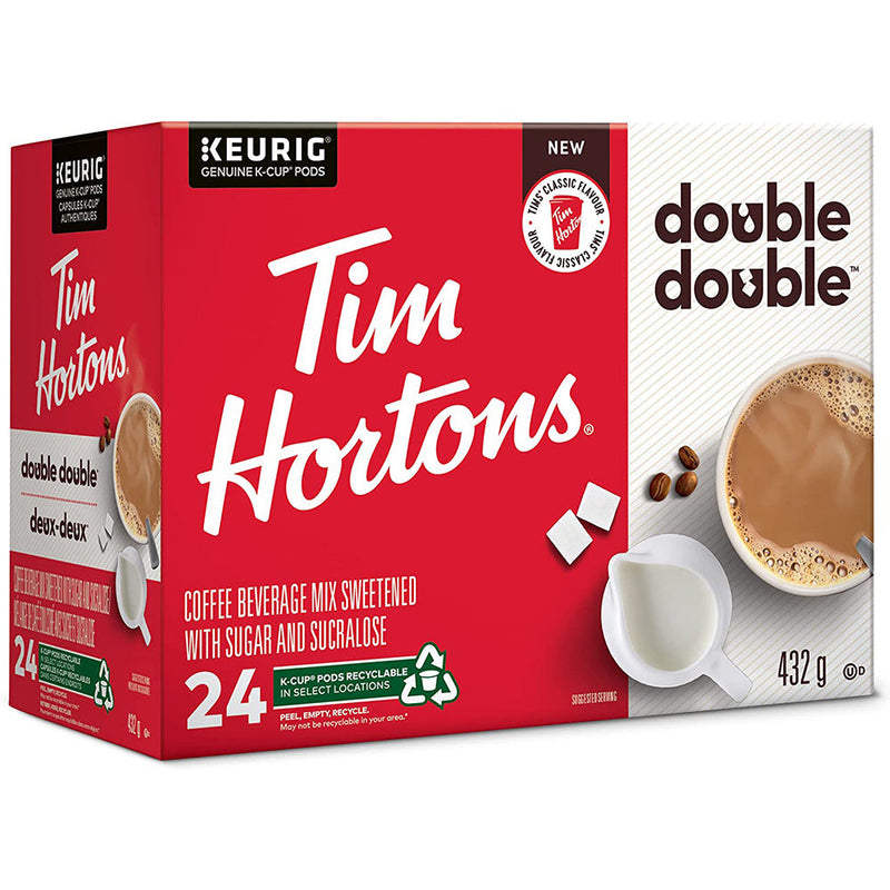Tim Hortons Double Double K Cup 24 CT