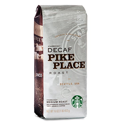 Starbucks Decaf Pike Place Whole Bean 1lb