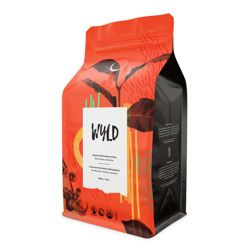 Wyld Sumatra-Dark Whole Bean 1lb - FTO