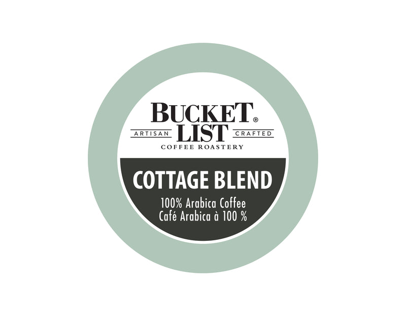 Bucket List Coffee Cottage Blend K Cups 24 ct