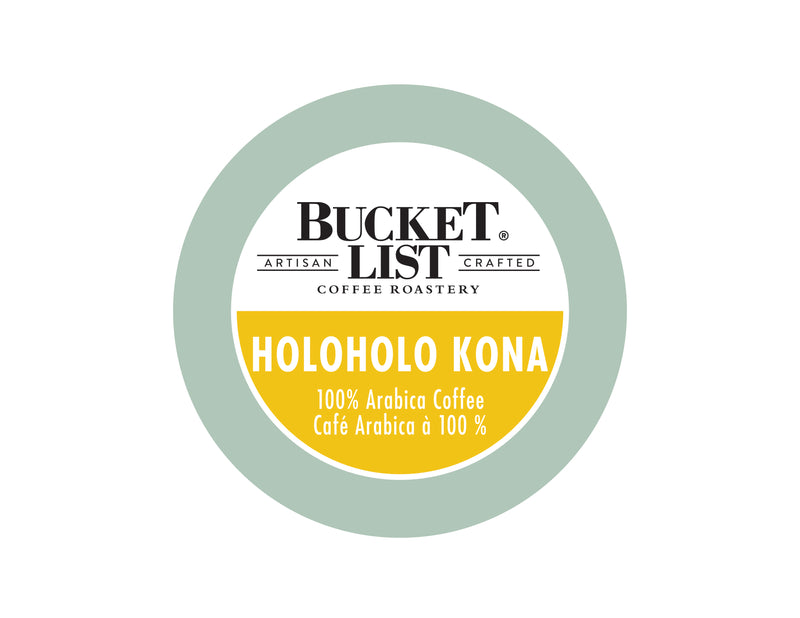 Bucket List Coffee Holoholo Kona K Cups 24 ct