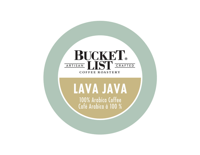 Bucket List Coffee Lava Java K Cups 24 ct