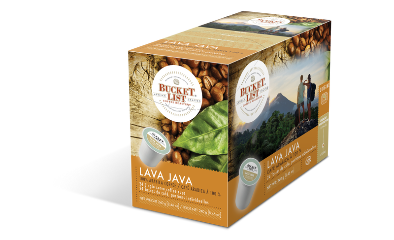 Bucket List Coffee Lava Java K Cups 24 ct