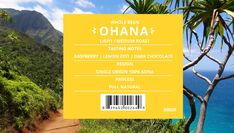 Big Kahuna Coffee Ohana Fair Trade 100% Kona 300g