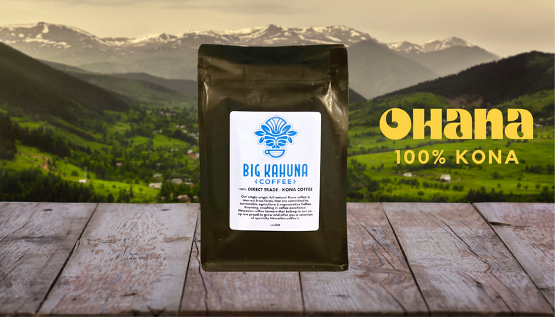 Big Kahuna Coffee Ohana Fair Trade 100% Kona 300g