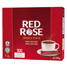 Red Rose Orange Pekoe Tea 100 Count