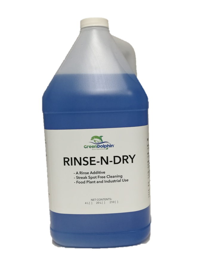 Green Dolphin Rinse-N-Dry 4L Bottle