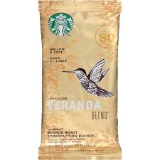 Starbucks Blonde Veranda Ground Portion Packs 18 X 2.5 OZ