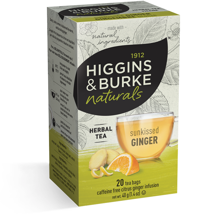 Higgins & Burke Sunkissed Ginger Herbal Tea 20's
