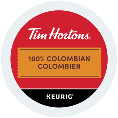 Tim Hortons 100% Colombian K Cups 24 CT