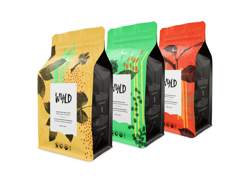 Wyld Sumatra-Dark Whole Bean 1lb - FTO
