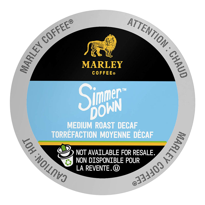 Marley Simmer Down Decaf Eco Cup 24 CT