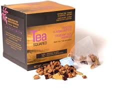 Tea Squared Toasted Almond Brittle Pyramid Tea Bags 12ct